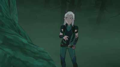 It came out more like,
"Argh! Oops! Help! Run!" - The Dragon Prince