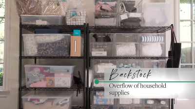It can be anything.
But it allows you to have a space - Get Organized with The Home Edit
