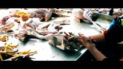 It can be labeled 
all-natural chicken - What the Health