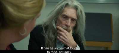 It can be somewhat tough
to read, naturally. - The Most Beautiful Boy in the World