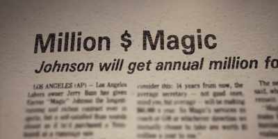 It certainly made headlines, which is
the way my dad likes to do things. - They Call Me Magic