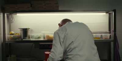 It comes out of the oven, - Chef's Table: Pizza