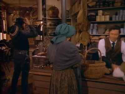 It comes to three dollars,
forty cents, Mrs. Grey - A Gunfight