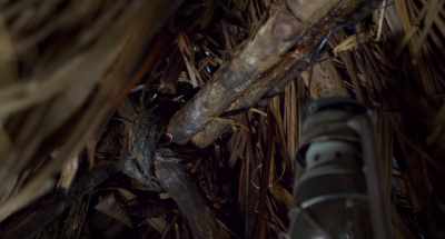 It comes undone because you only do a simple seam. - Onoda: 10,000 Nights in the Jungle
