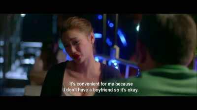 It was convenient for me, it was OK,
because I didn't have a boyfriend. - Always Be My Maybe