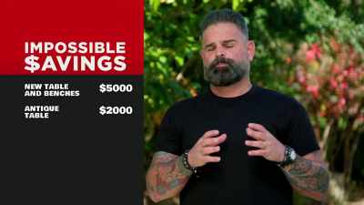 It cost them about $5,000, - Renovation Impossible