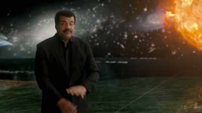 It could have been all
those calcium minerals in - Cosmos: Possible Worlds