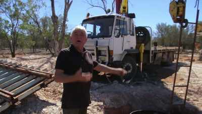 It is dangerous, no matter what
you do, around the mining hole. - Outback Opal Hunters