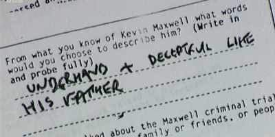 It was deeply shocking to think - House of Maxwell