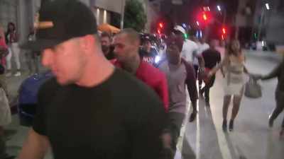 It does have some people wondering,
well, if he's doing that in public... - Chris Brown: A History of Violence