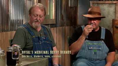 It doesn't have a cough,
cough syrup flavor, but, - Moonshiners: Master Distiller