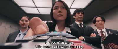 It doesn't matter,
Ultraman is now our enemy. - Shin Ultraman