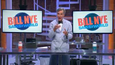 It doesn't move it at all,
because although there's iron in my blood, - Bill Nye Saves the World