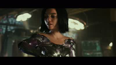 It draws in air, generating an arc plasma... - Alita: Battle Angel