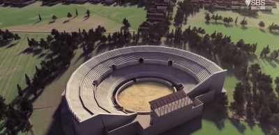 It drew people from surrounding areas
and reached a population - Roman Megastructures