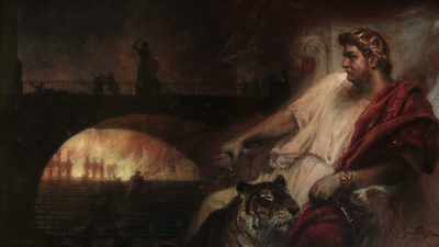 It is during the rule of Nero - Creating Christ