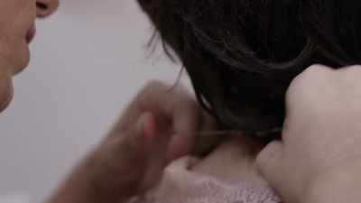 It was either a broken clasp
or a button or something, - Madonna and the Breakfast Club