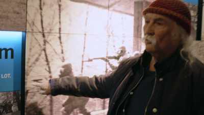 It is ejecting a shell
as he fired. - David Crosby: Remember My Name