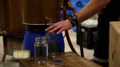 It ended up being 30 to 45
minutes before it
really started kicking. - Moonshiners: Master Distiller