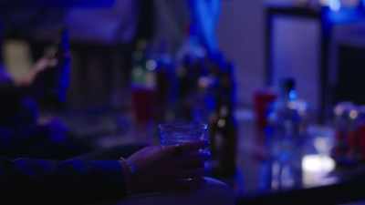 It ends in an after-party 
with strangers. - New York Homicide