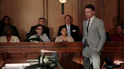 It features
a clean-shaven Mr. Brooks, - All Rise