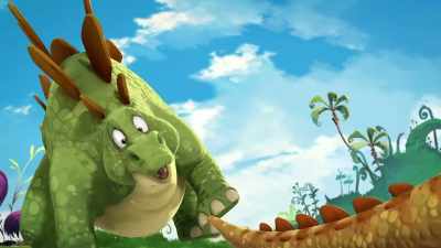 ♪ It feels good to take
gifts from everyone ♪ - Gigantosaurus