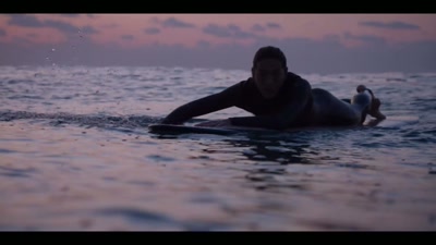 It felt great to be in the ocean, - Chasing Waves