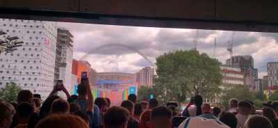It felt like we were completely
outnumbered and surrounded. - The Final: Attack on Wembley