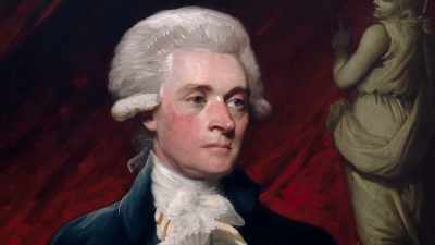 It was from Thomas Jefferson,
who with Franklin, John Adams, - Benjamin Franklin