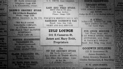 It was get that choc beer
and that dead-eye whiskey, - The Legacy of Black Wall Street