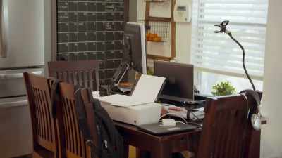 It gets overwhelming.
We have no dining table. - Why the Heck Did I Buy This House?