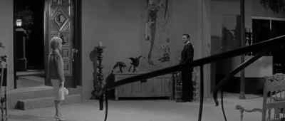 It was getting dark.
I hadn't noticed it until you came. - The Cabinet of Caligari