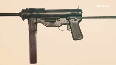 It was given the name 'Grease Gun'
by US troops because it looks - Guns That Changed The Game