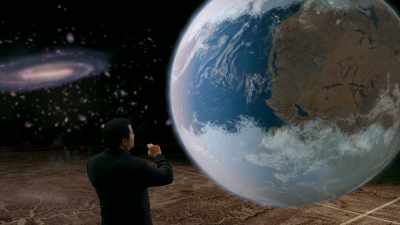It gobbled up the methane,
producing carbon dioxide, - Cosmos: Possible Worlds