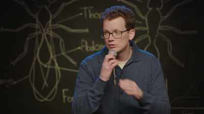 It goes like this. "How are you doing?" - Hank Green: Pissing Out Cancer
