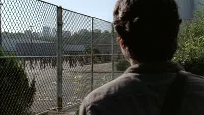 It was good aim back there. - The Walking Dead
