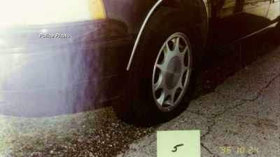 IT HAD A FLAT -- I BELIEVE
THE DRIVER'S SIDE, FRONT TIRE, - Evil Lives Here: Shadows Of Death