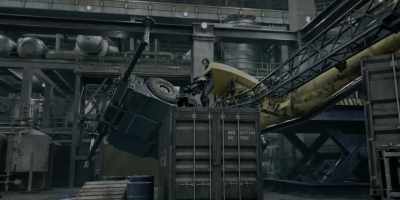 It heats up to 20,000 degrees, - Resident Evil: Death Island