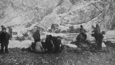 It was heavy work, carrying our 
goods over  - Shackleton: The Greatest Story of Survival