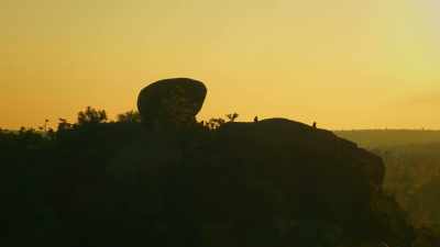 It was here,
on the baboons' great rock, - Serengeti