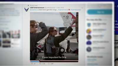 It was important for Brie to go up in the F-16 - Theaters of War