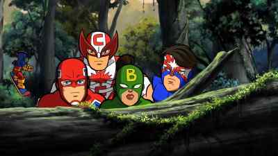 It is impossible to tell
which one is the real Plantman - The Super Hero Squad Show