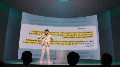 It was in Arabic, so I cut-and-copied it,
put it in Google Translate, - Hasan Minhaj: The King's Jester