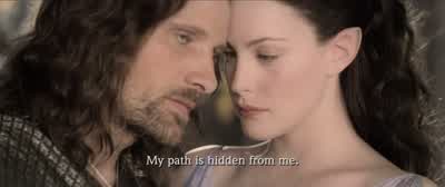 It is already laid before your feet. - The Lord of the Rings: The Two Towers