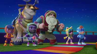 It is, but he was alerted
because of what you did, - The Action Pack Saves Christmas