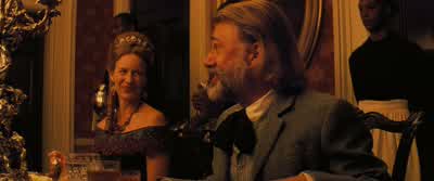 It is the soaring eagle that attracts her attention... - Django Unchained
