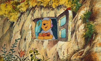 It is It's the first day of Autumn - Pooh's Grand Adventure: The Search for Christopher Robin