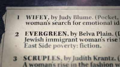 It jumped way up on the bestseller list. - Judy Blume Forever