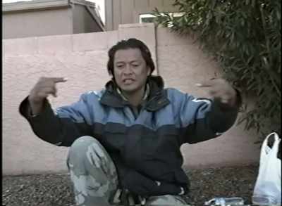 It was just a "V" like that, man.
And we were like-- - Phoenix Forgotten