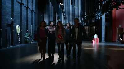 -It was just a warning.
-[laughing] - A Christmas Spark
